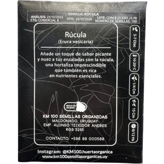 semillas de rucula