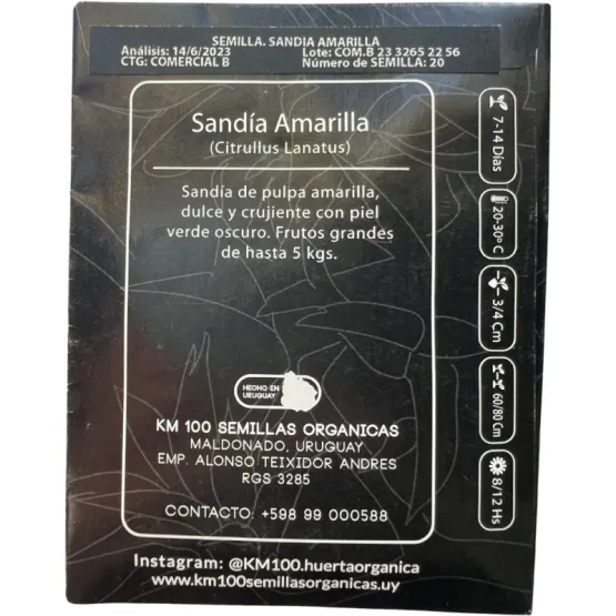 semillas de sandia