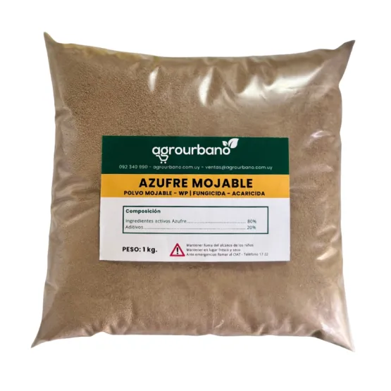 azufre fungicida