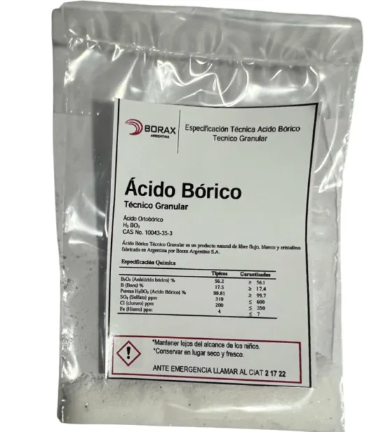 fertilizante acido borico