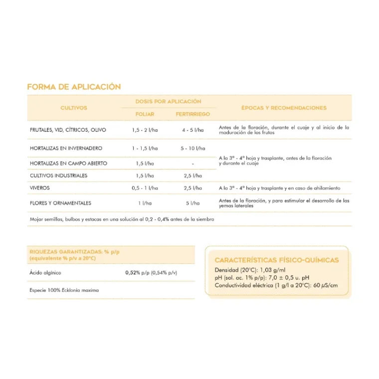 bioestimulante natural a base de algas