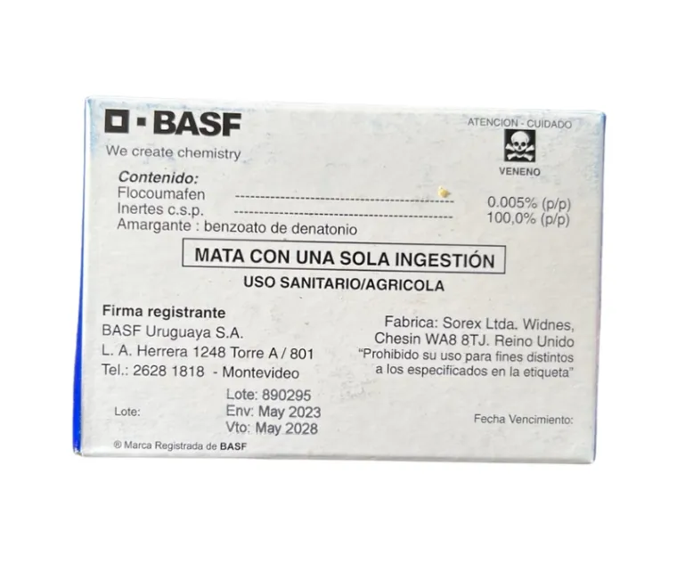 caja Rodenticida ratas ratones en bloque