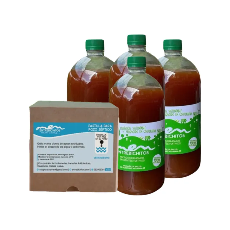 pastilla limpieza pozos sépticos tanques de agua
